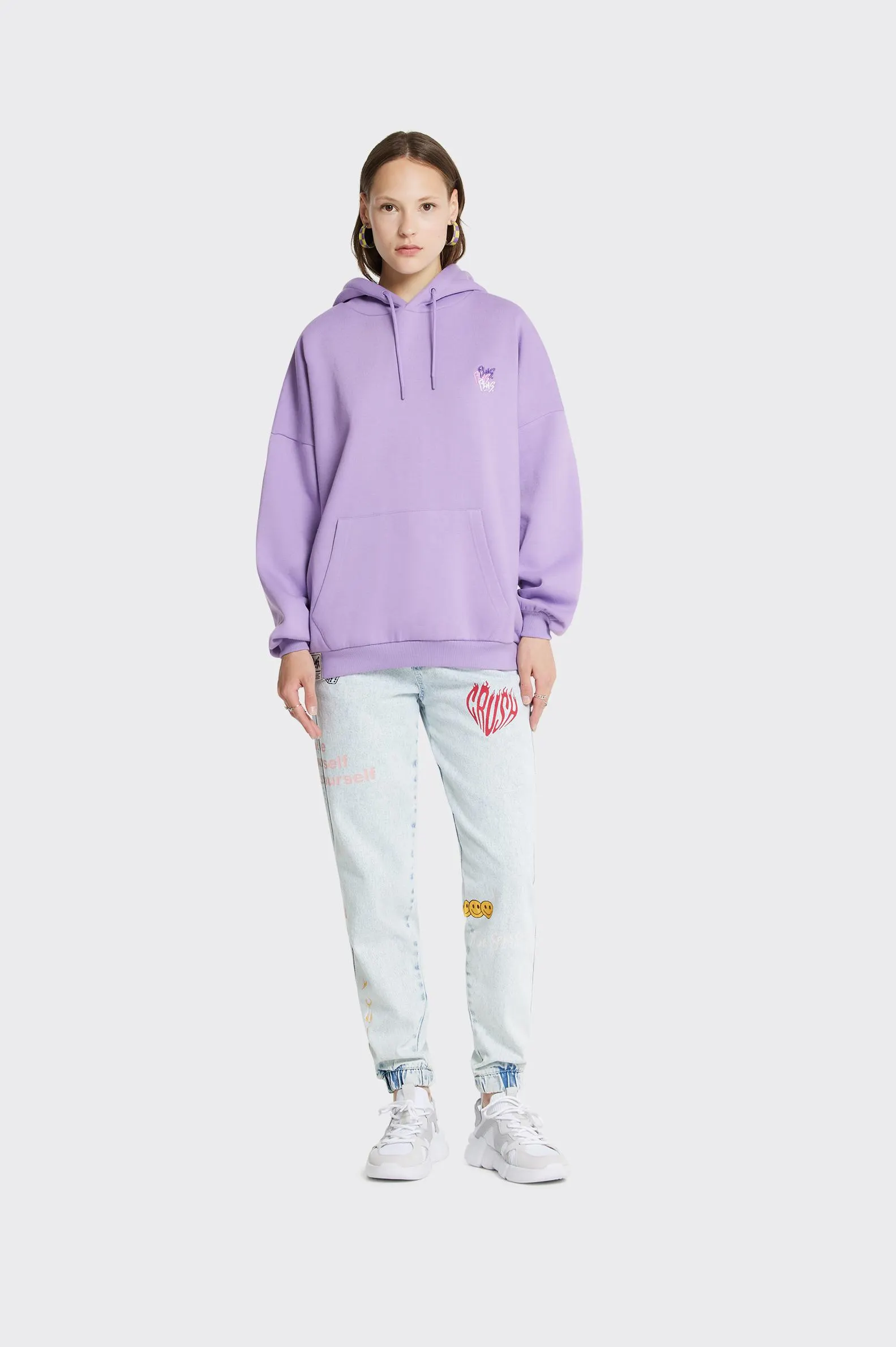 SUDADERA CON CAPUCHA Polinesia ESSENTIALS MUJER