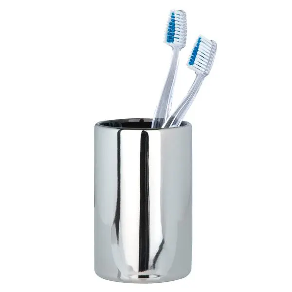 VASO CERAMICA POLARIS CROMO