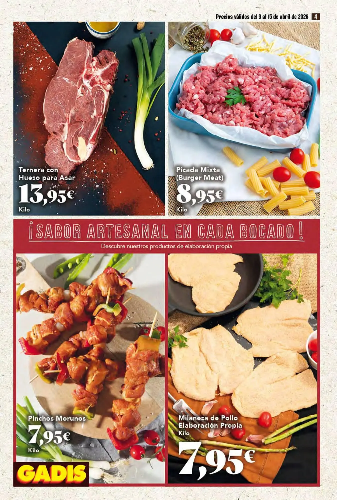 Catálogo de Folleto Gadis 9 de abril al 15 de abril 2026 - Página 4