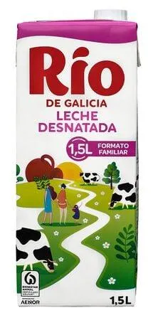 Leche Río 1,5l desnatada brik
