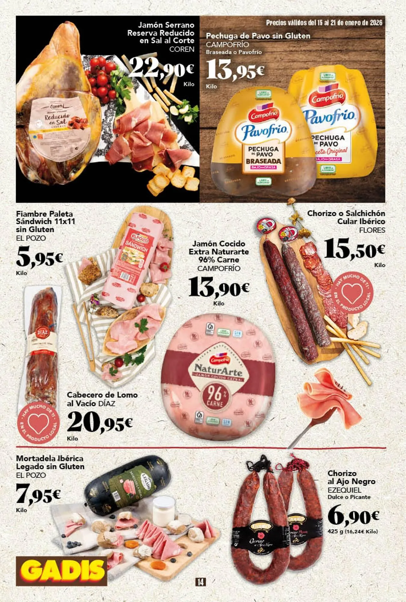 Catálogo de Folleto Gadis 15 de enero al 21 de enero 2026 - Página 14