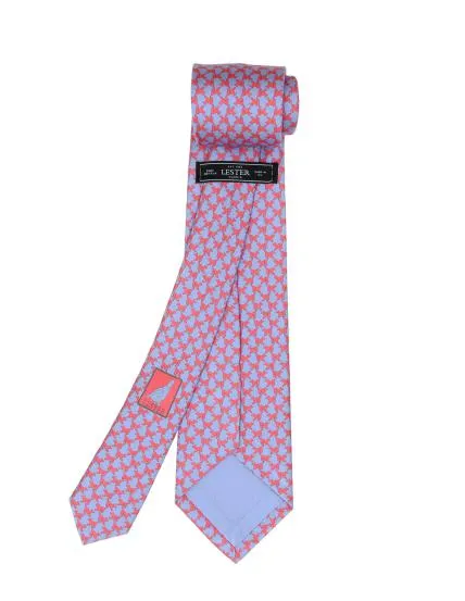 Corbata perritos Azul/rojo