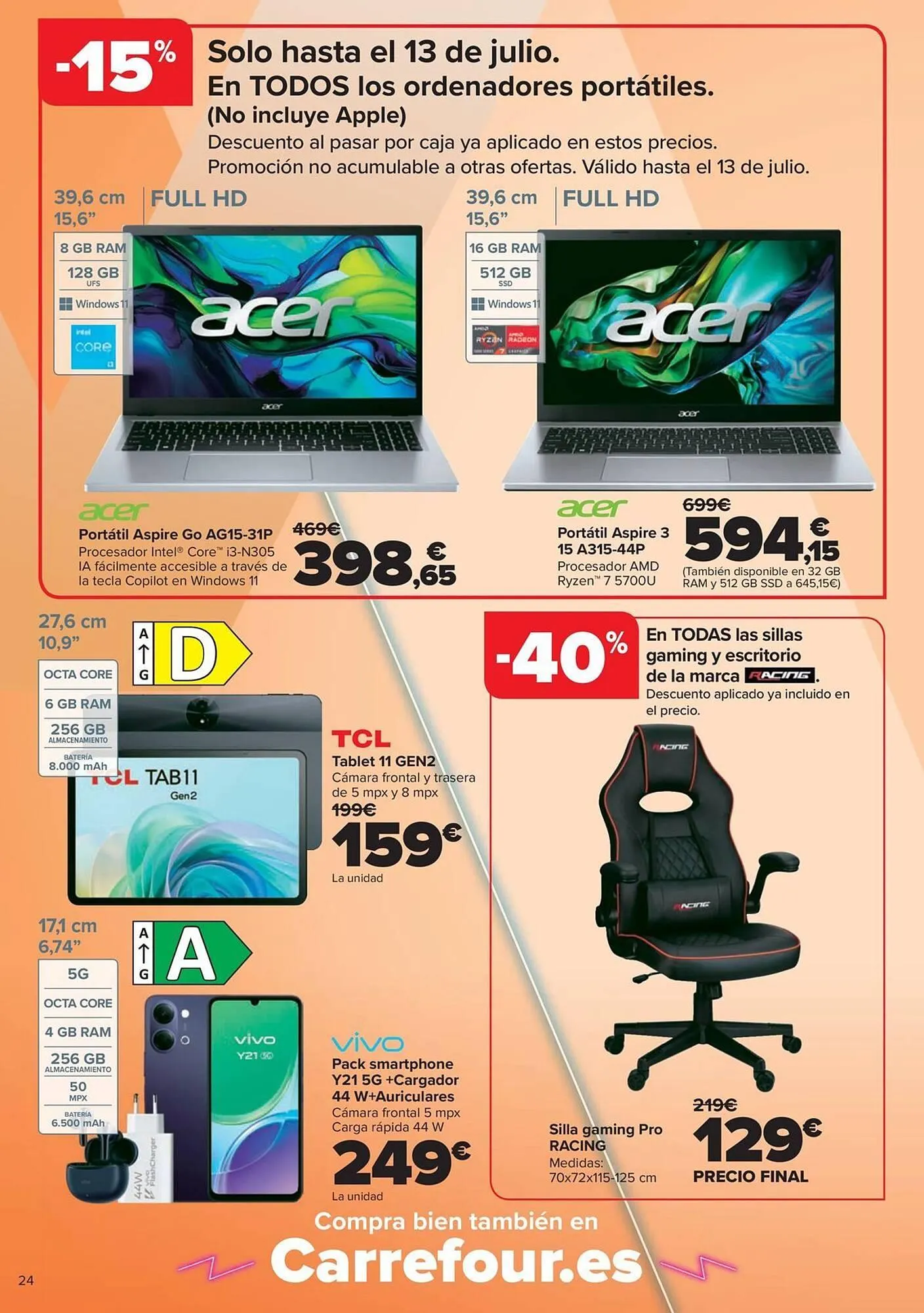 Catálogo de Folleto Carrefour 22 de junio al 20 de julio 2026 - Página 24