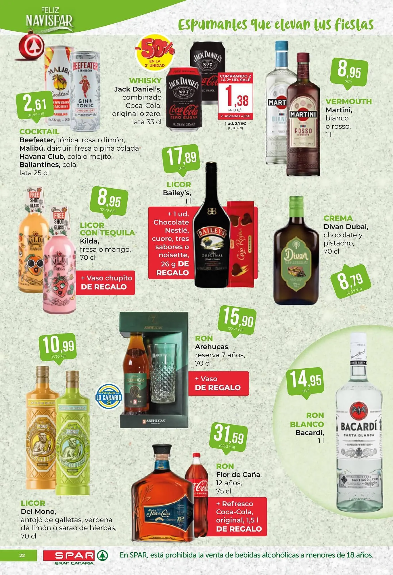 Catálogo de Folleto SPAR Gran Canaria 12 de diciembre al 25 de diciembre 2025 - Página 22