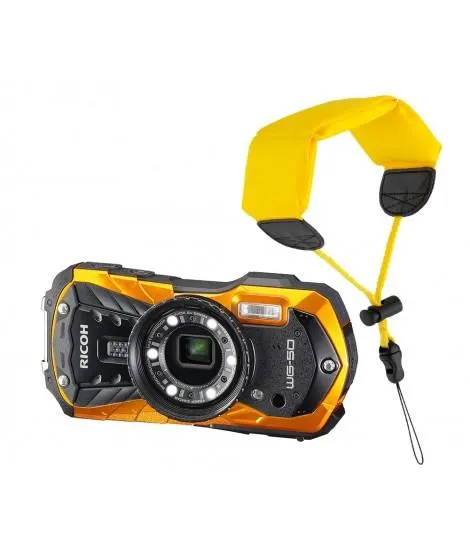 Ricoh WG-50 naranja + correa flotante