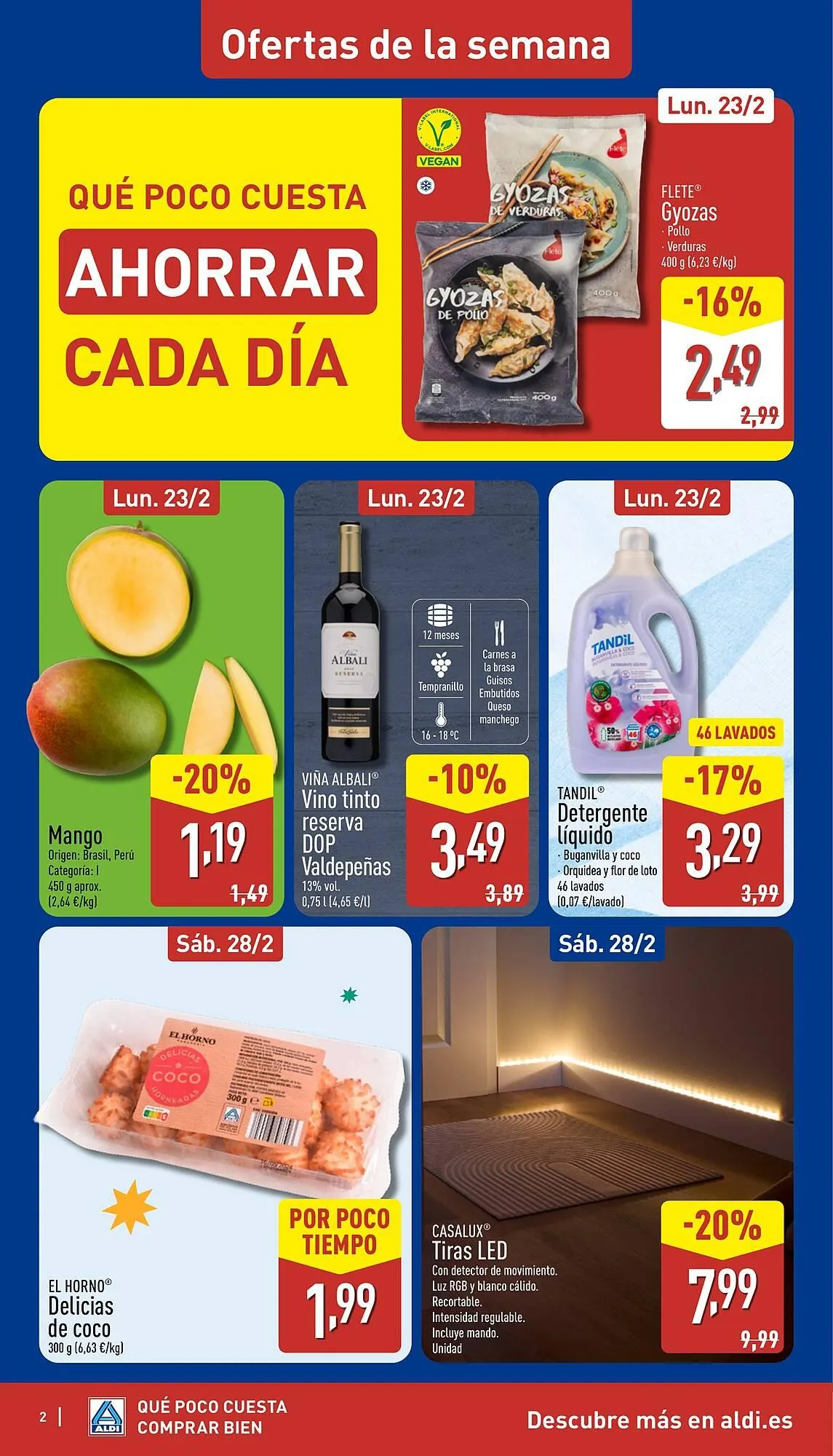 Catálogo de Folleto ALDI 23 de febrero al 1 de marzo 2026 - Página 2