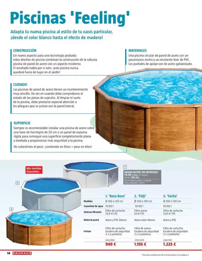 Catálogo de Piscinas, spa, limpieza y Mantenimiento 8 de mayo al 7 de junio 2025 - Página 14