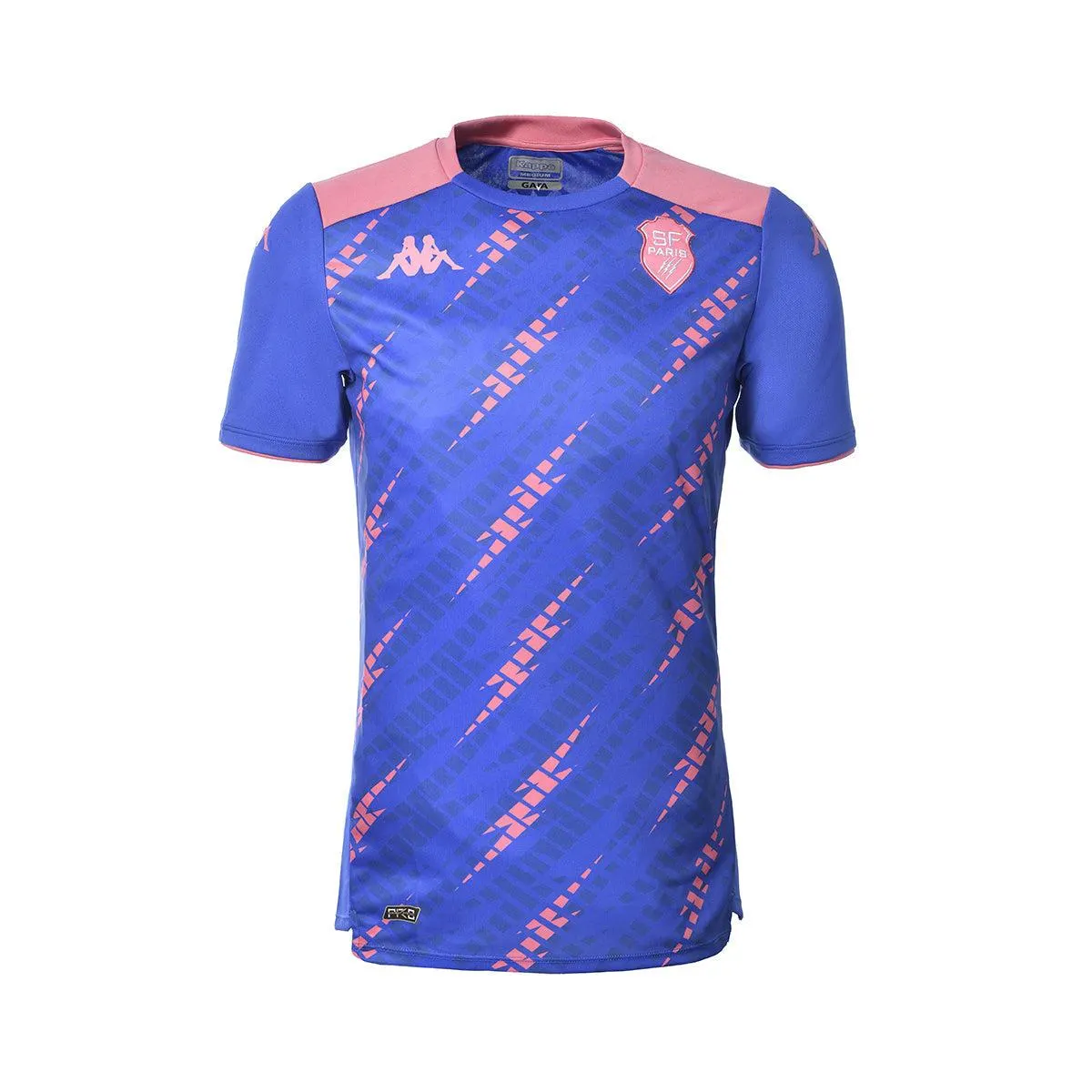 Camiseta de Juego Aboupret Pro 5 Stade Français Paris Azul Hombre