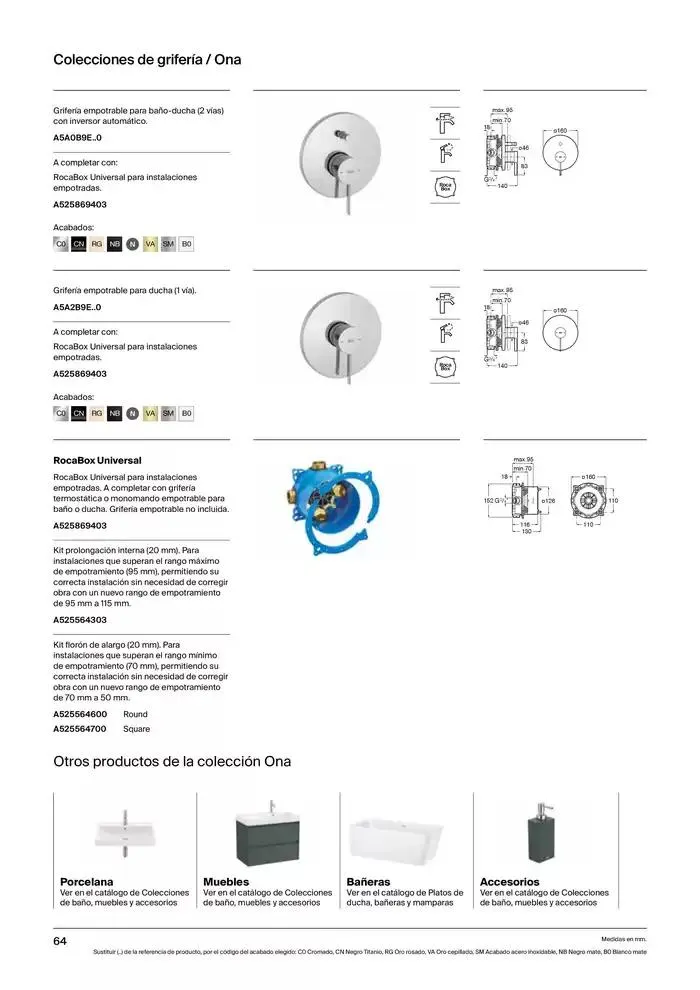 Catálogo de Grifería 9 de enero al 31 de diciembre 2025 - Página 66