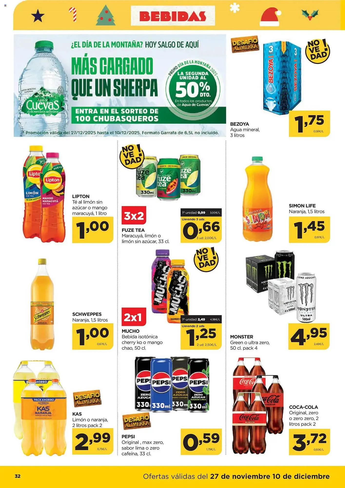 Catálogo de Folleto Alimerka 27 de noviembre al 10 de diciembre 2025 - Página 32