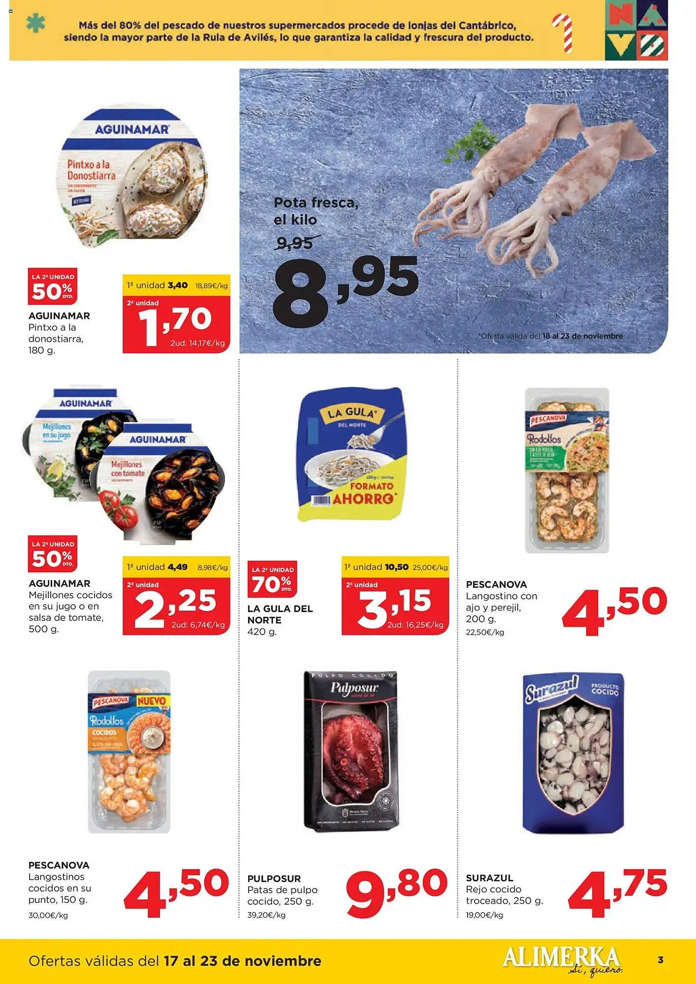 Catálogo de Folleto Alimerka 17 de noviembre al 23 de noviembre 2025 - Página 3