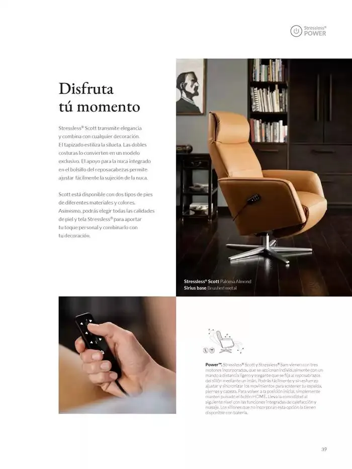 Catálogo de Catálogo Stressless 7 de marzo al 31 de agosto 2025 - Página 39