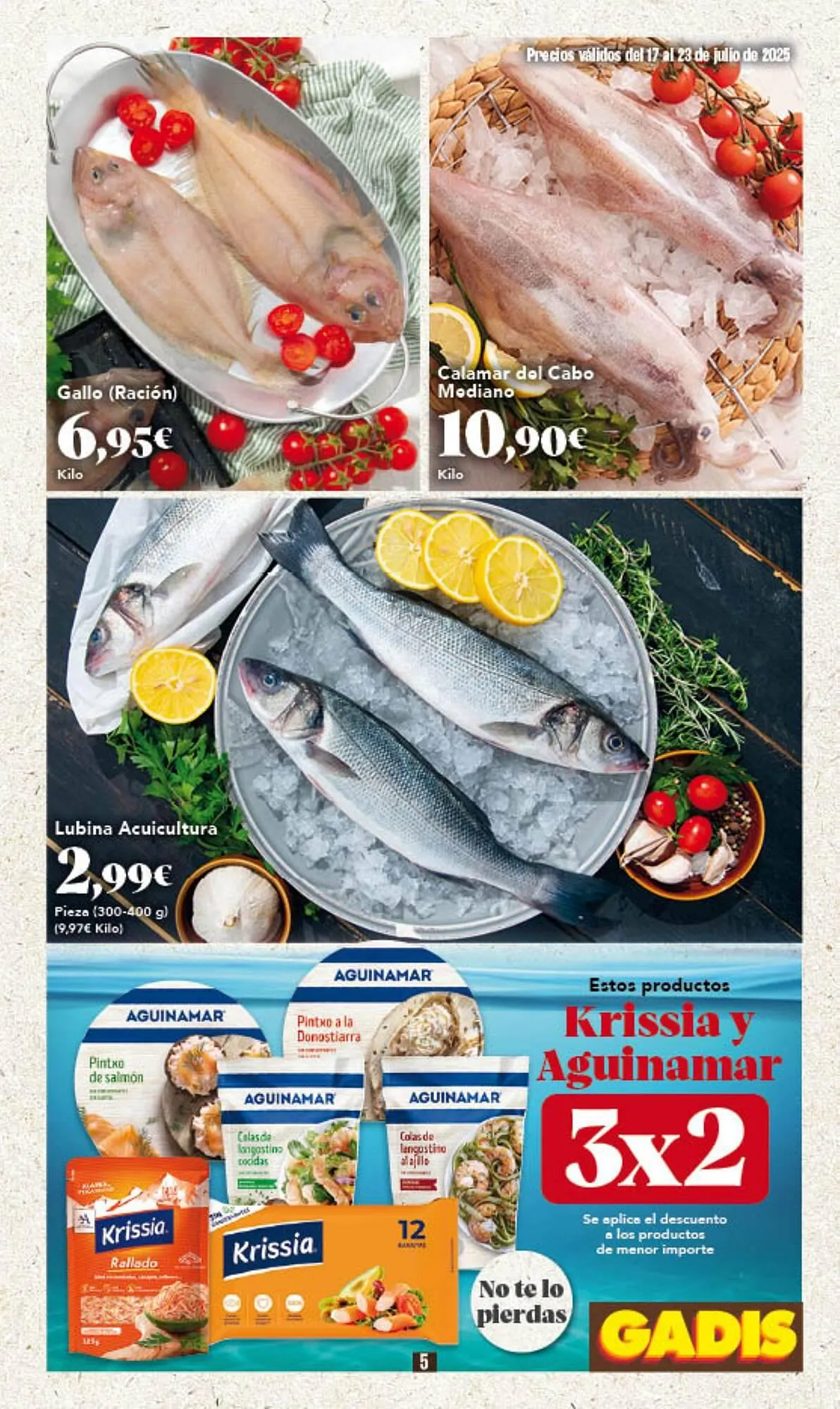 Catálogo de Folleto Gadis 17 de julio al 23 de julio 2025 - Página 5