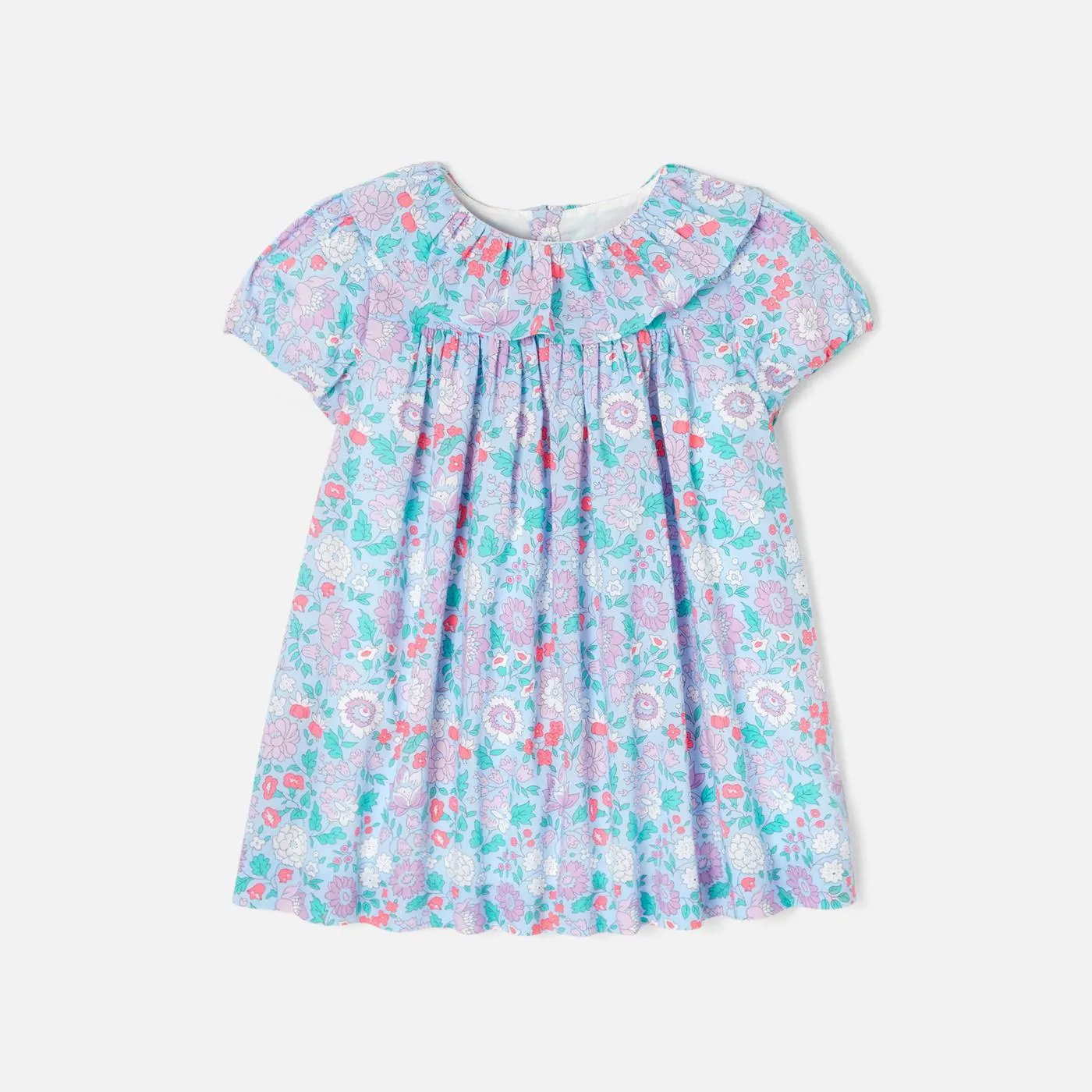 Vestido de tela Liberty para bebé niña