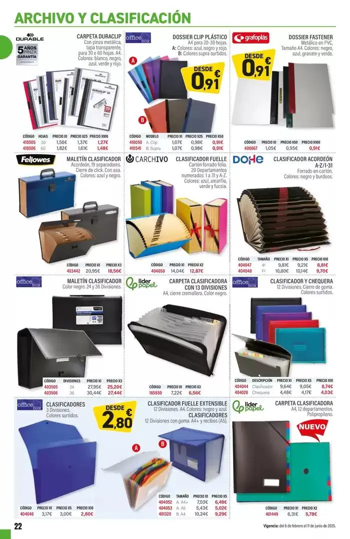Catálogo de ESPECIAL ARCHIVO 13 de febrero al 11 de junio 2025 - Página 22