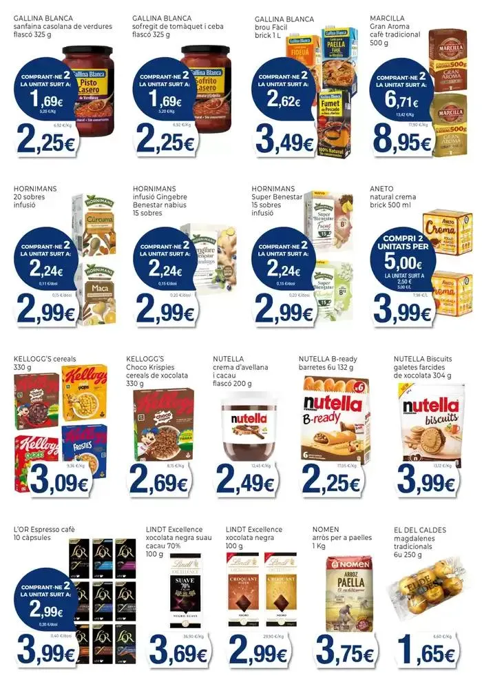 Catálogo de Preus valids fins al 17 de maig 28 de abril al 17 de mayo 2025 - Página 4