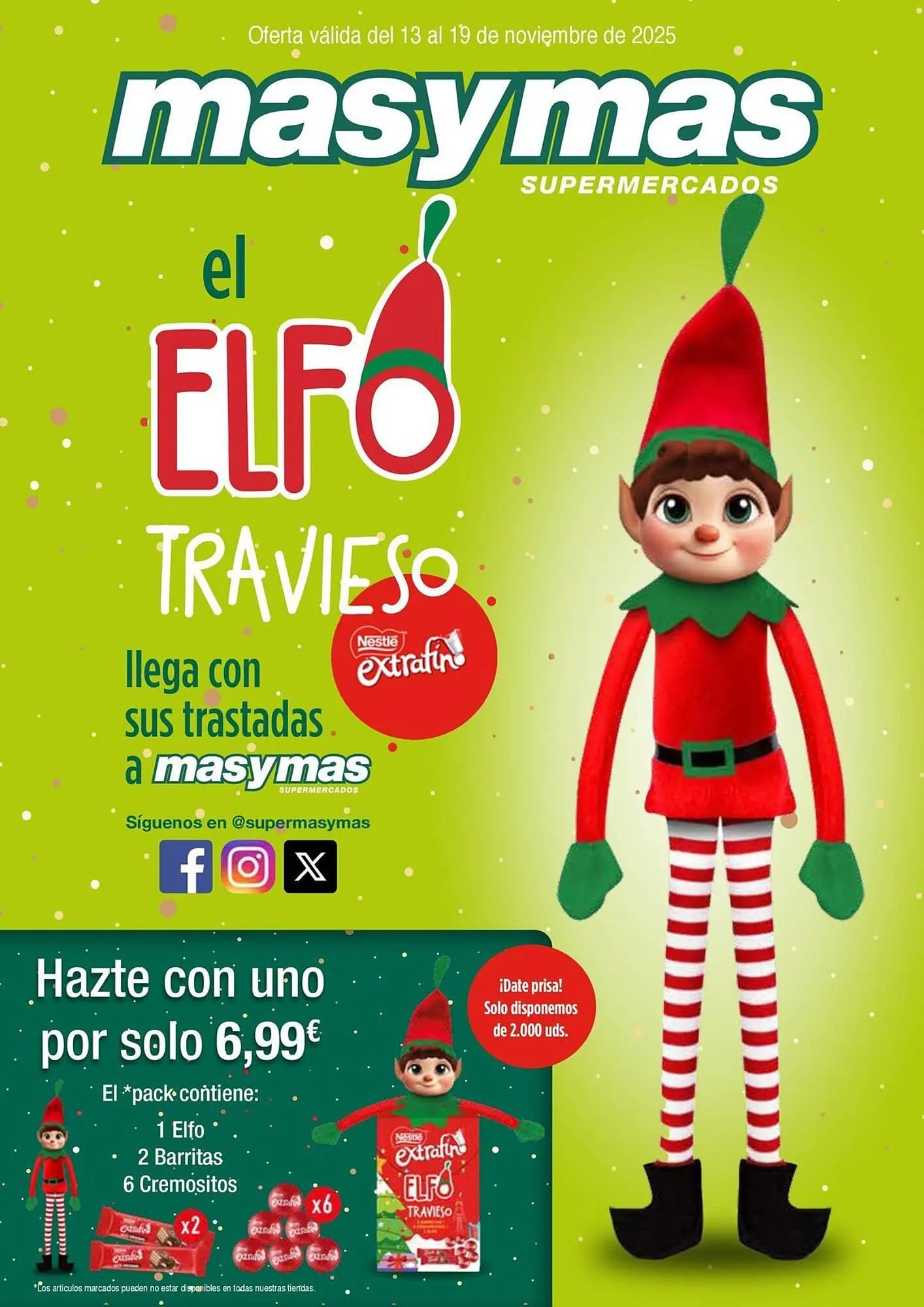 Catálogo de Folleto Masymas 13 de noviembre al 19 de noviembre 2025 - Página 1