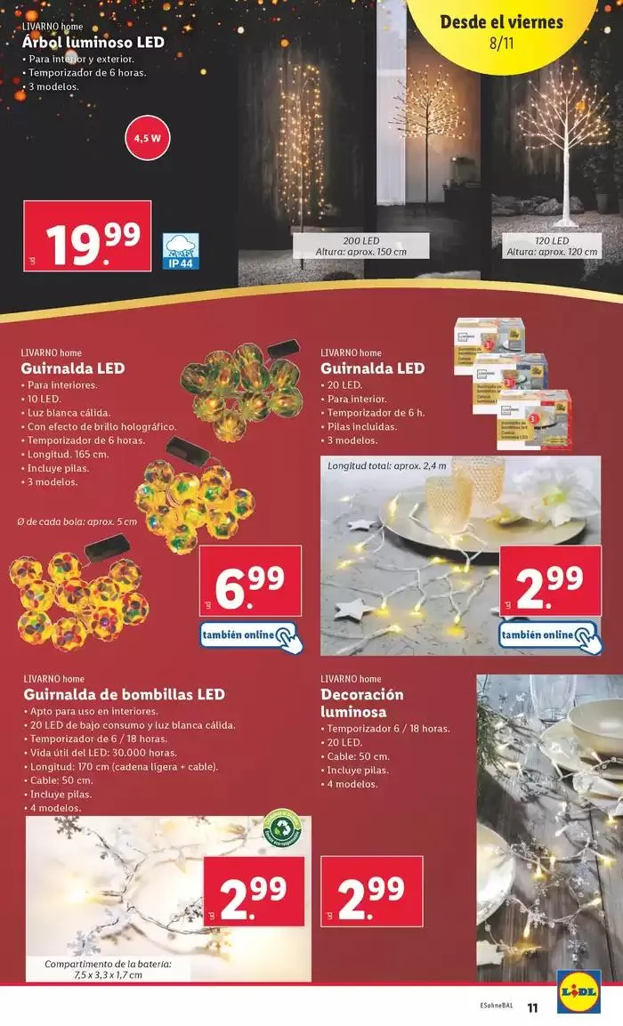 Catálogo de ¡Bazar Lidl! 4 de noviembre al 10 de noviembre 2024 - Página 13