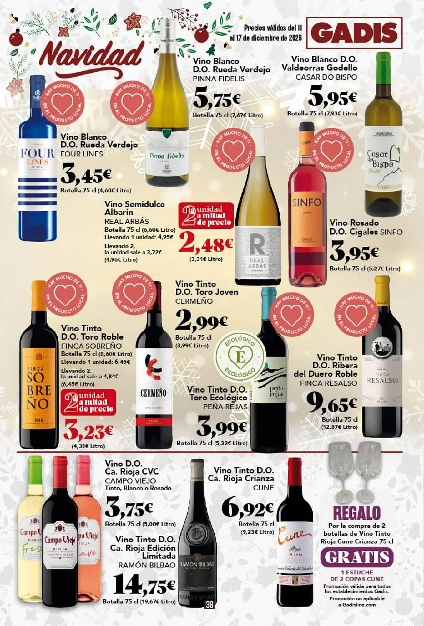 Catálogo de Folleto Gadis 11 de diciembre al 17 de diciembre 2025 - Página 38