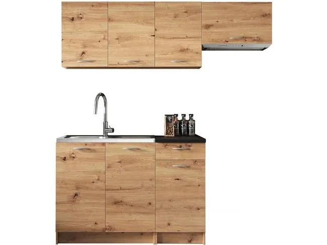Conjunto de cocina Trenton 101, 180x60cm, Encimera, Aglomerado laminado