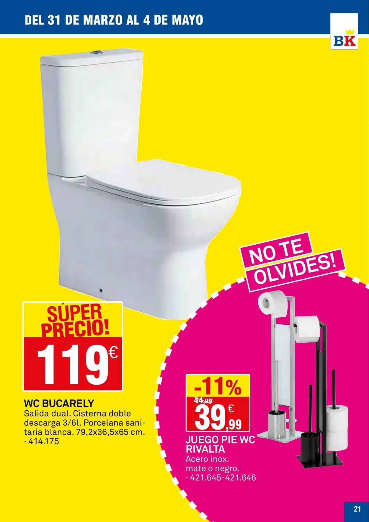 Catálogo de Bricoking Oferta actual 28 de abril al 12 de mayo 2025 - Página 21