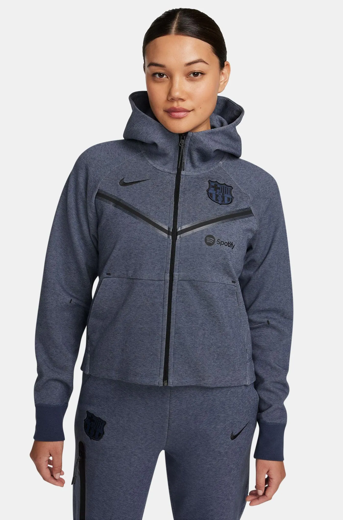 Chaqueta azul Barça Nike - Mujer