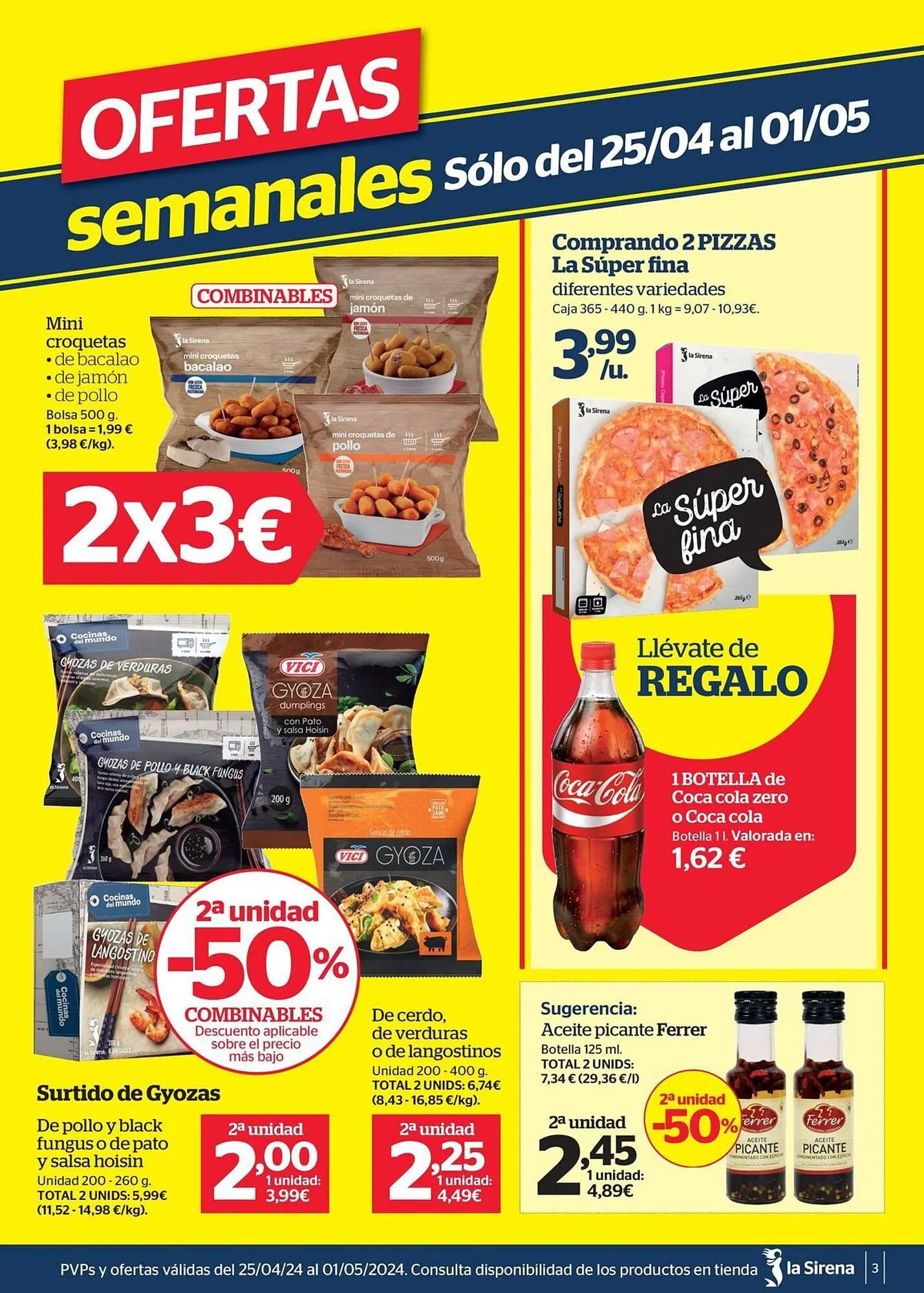 Catálogo de Folleto La Sirena 25 de abril al 1 de mayo 2024 - Página 3