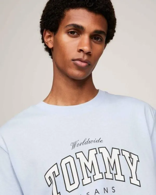 Camisetas Manga larga Hombre Azul DM0DM18287