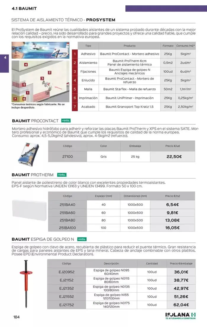 Catálogo de FACHADAS – TARIFA ISOLANA 2025 9 de enero al 30 de junio 2025 - Página 3