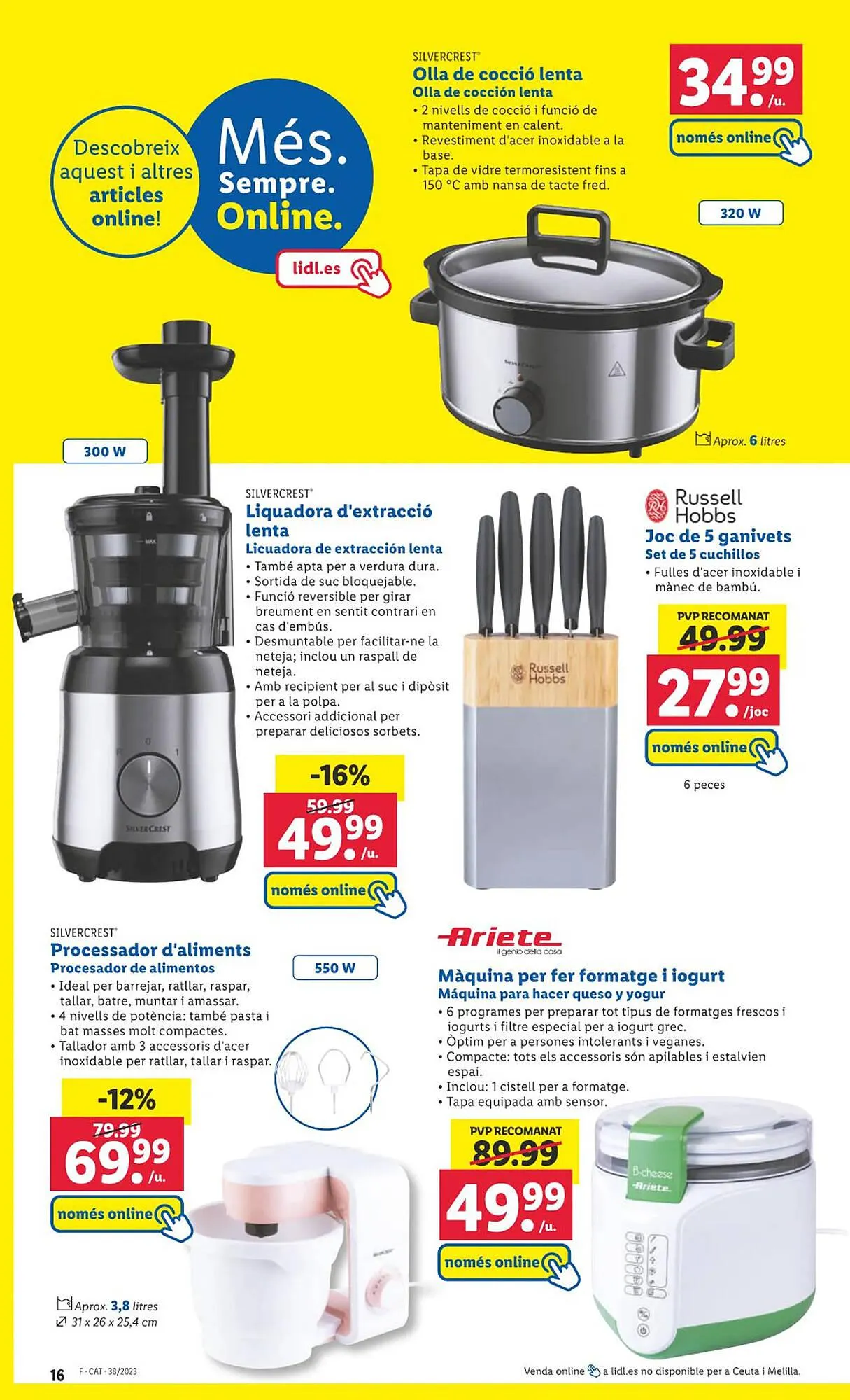 Catálogo de Folleto Lidl 18 de septiembre al 25 de septiembre 2023 - Página 16