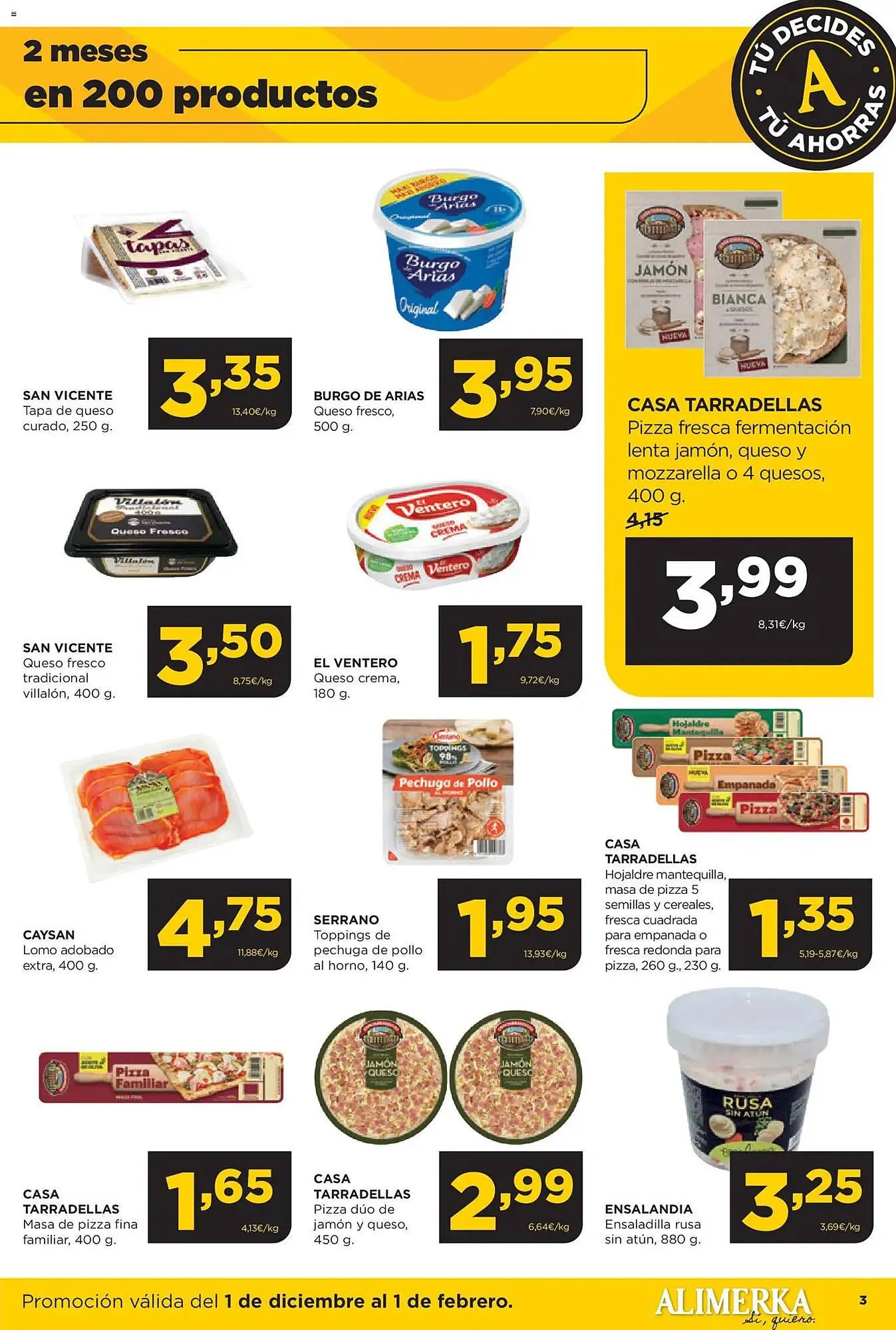 Catálogo de Folleto Alimerka 1 de diciembre al 1 de febrero 2026 - Página 3