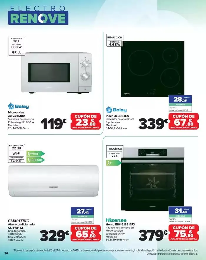 Catálogo de ELECTRO RENOVE 29 de enero al 12 de febrero 2025 - Página 14