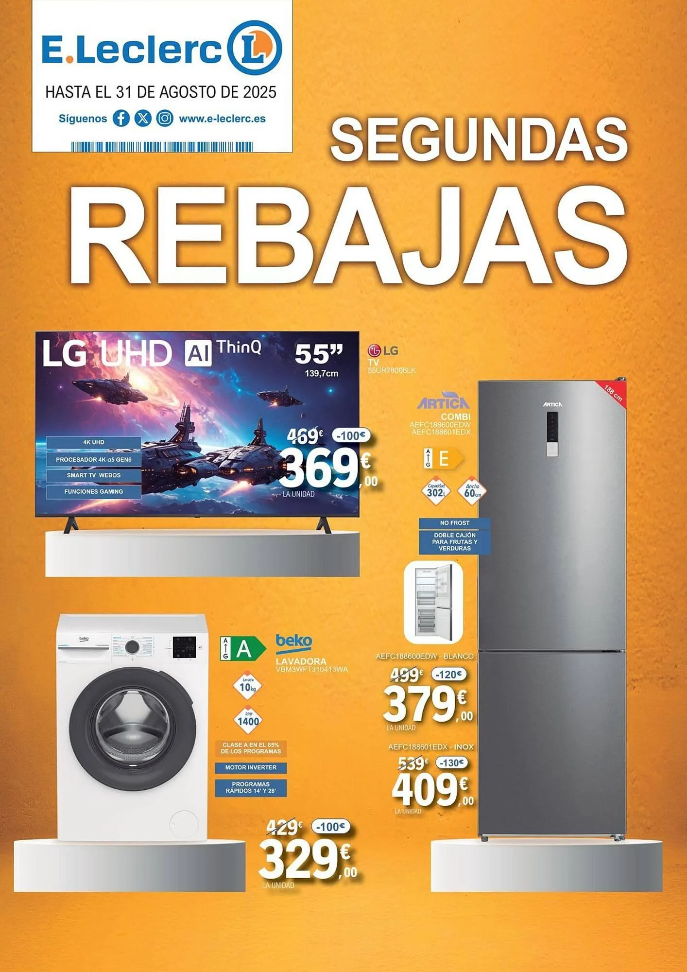 Catálogo de Folleto E.Leclerc 1 de agosto al 31 de agosto 2025 - Página 1