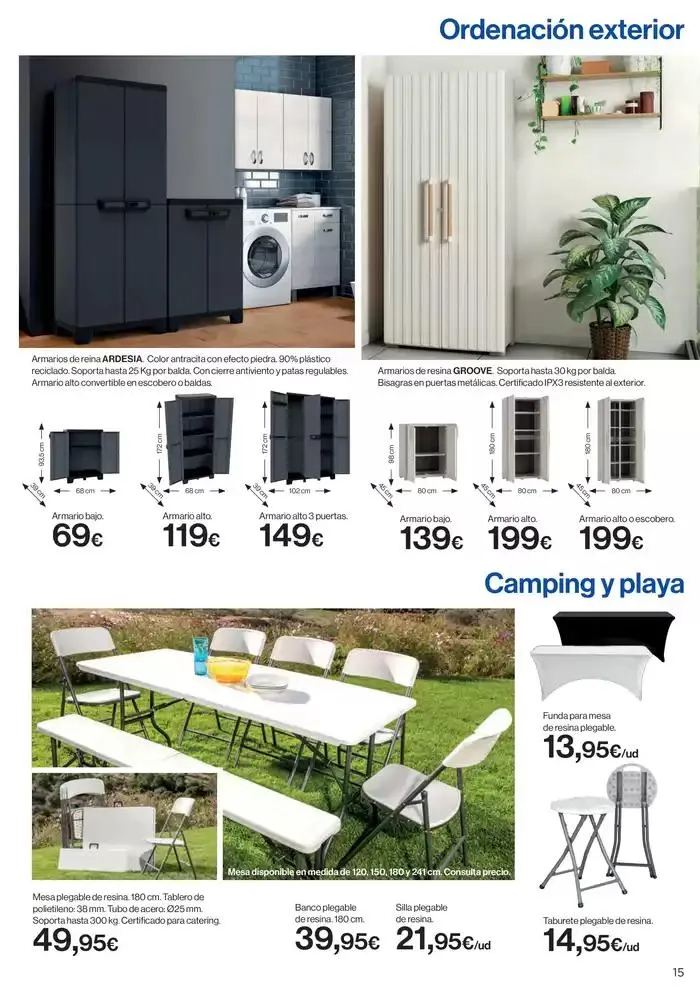 Catálogo de Terraza y jardín Canarias 9 de abril al 4 de mayo 2025 - Página 15