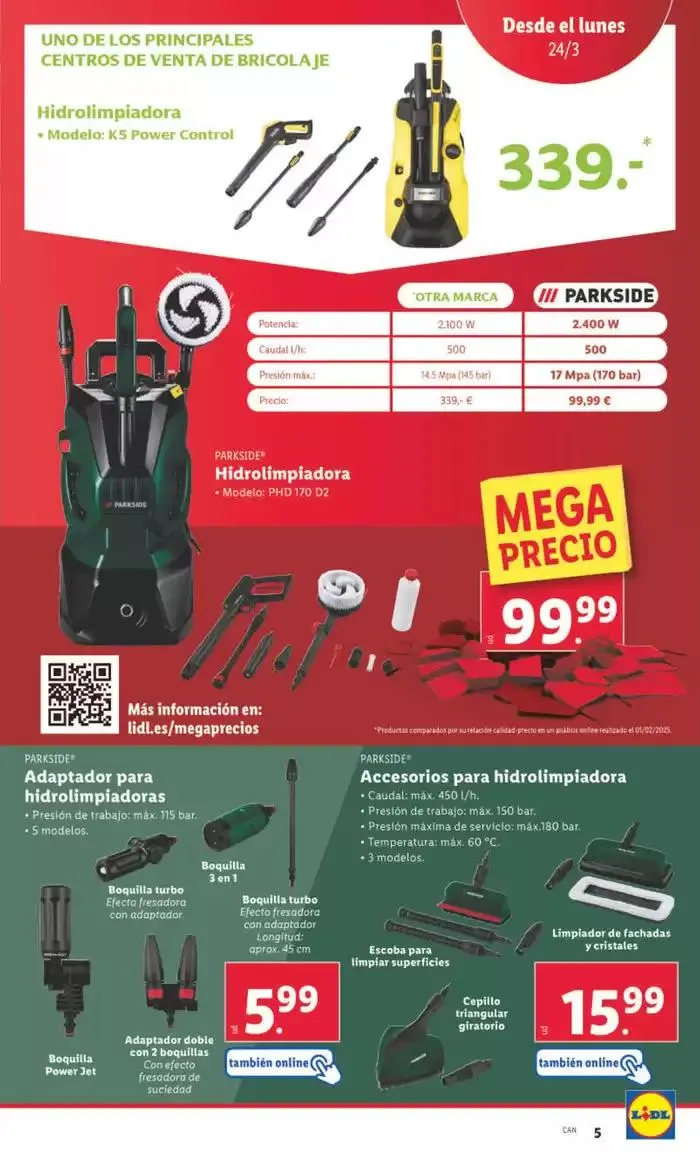 Catálogo de ¡Bazar Lidl! Ofertas válidas del 24/03 al 30/03 24 de marzo al 30 de marzo 2025 - Página 5
