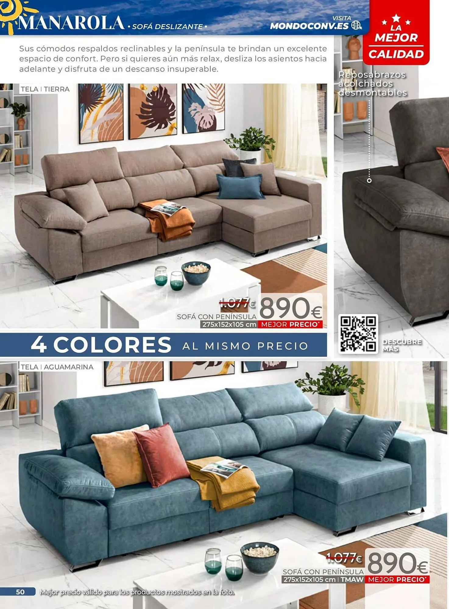 Catálogo de Folleto Mondo Convenienza 3 de junio al 15 de junio 2025 - Página 50