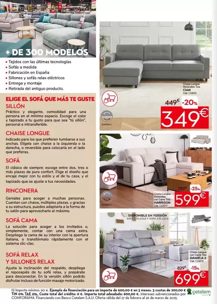 Catálogo de Hasta -50% dto. en sofás 28 de febrero al 26 de marzo 2025 - Página 2