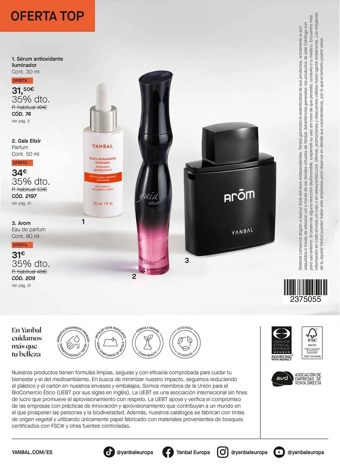 Catálogo de Folleto Yanbal 13 de octubre al 7 de noviembre 2025 - Página 52