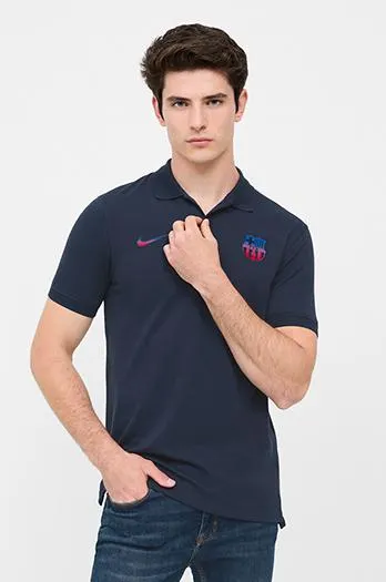 Polo escudo contraste Barça Nike
