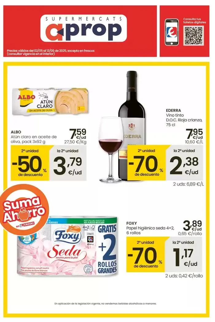 Catálogo de SUMA AHORRO Aprop 2 de mayo al 13 de mayo 2025 - Página 1