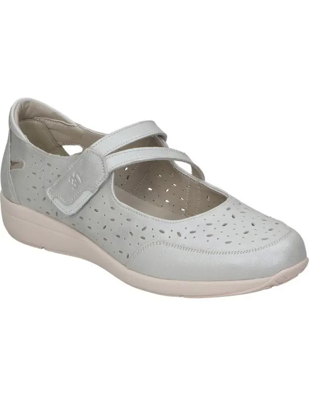 Zapatos planos TREINTAS 4108 plateados