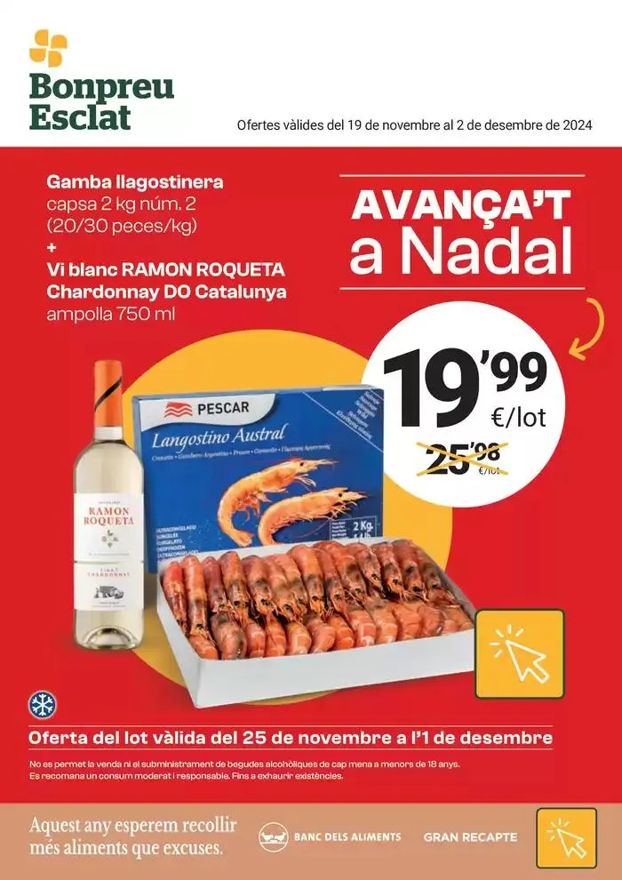 Catálogo de Ofertes vàlides del 19 de novembre al 2 de desembre de 2024 19 de noviembre al 2 de diciembre 2024 - Página 1