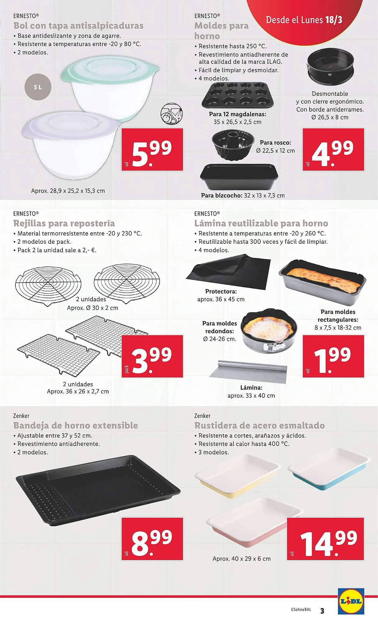 Catálogo de Folleto Lidl 18 de marzo al 24 de marzo 2024 - Página 3