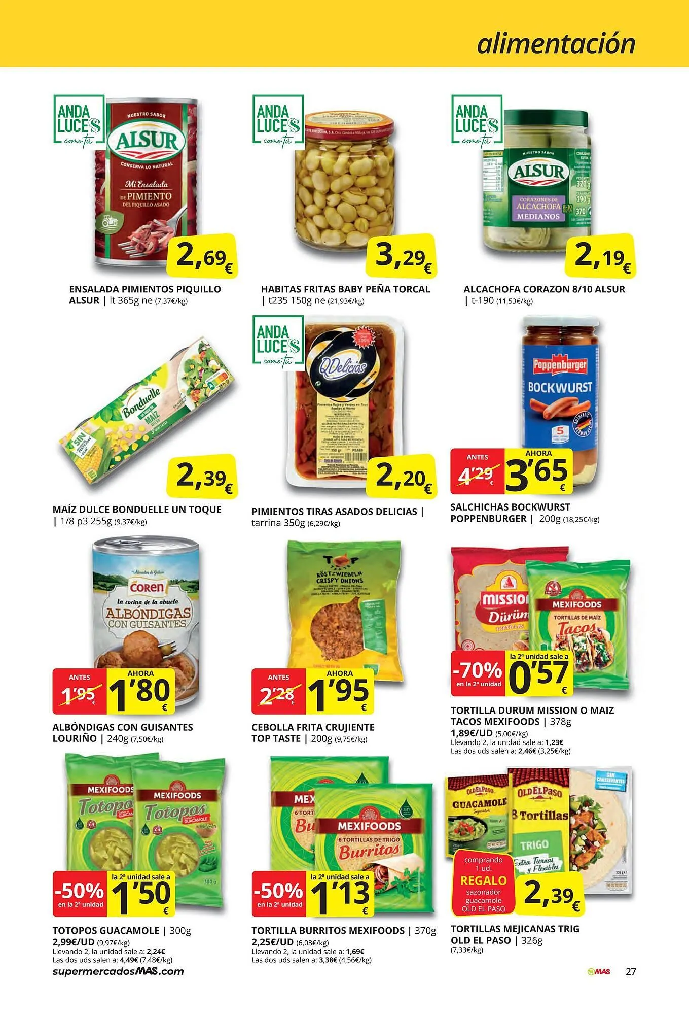 Catálogo de Folleto Supermercados MAS 30 de mayo al 26 de junio 2025 - Página 27