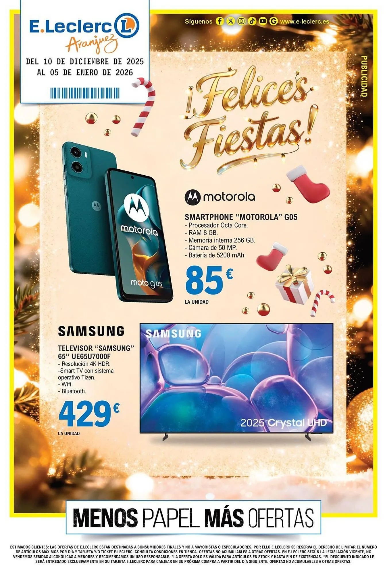 Catálogo de Catálogo E.Leclerc 10 de diciembre al 5 de enero 2026 - Página 1