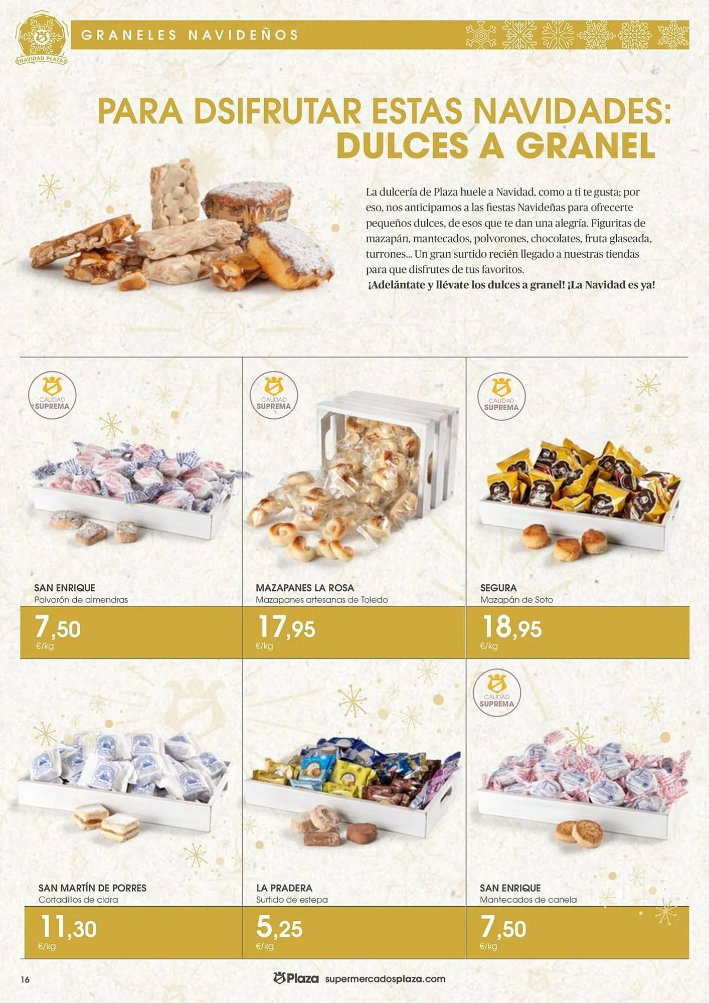 Catálogo de Folleto Supermercados Plaza 18 de diciembre al 7 de enero 2026 - Página 16