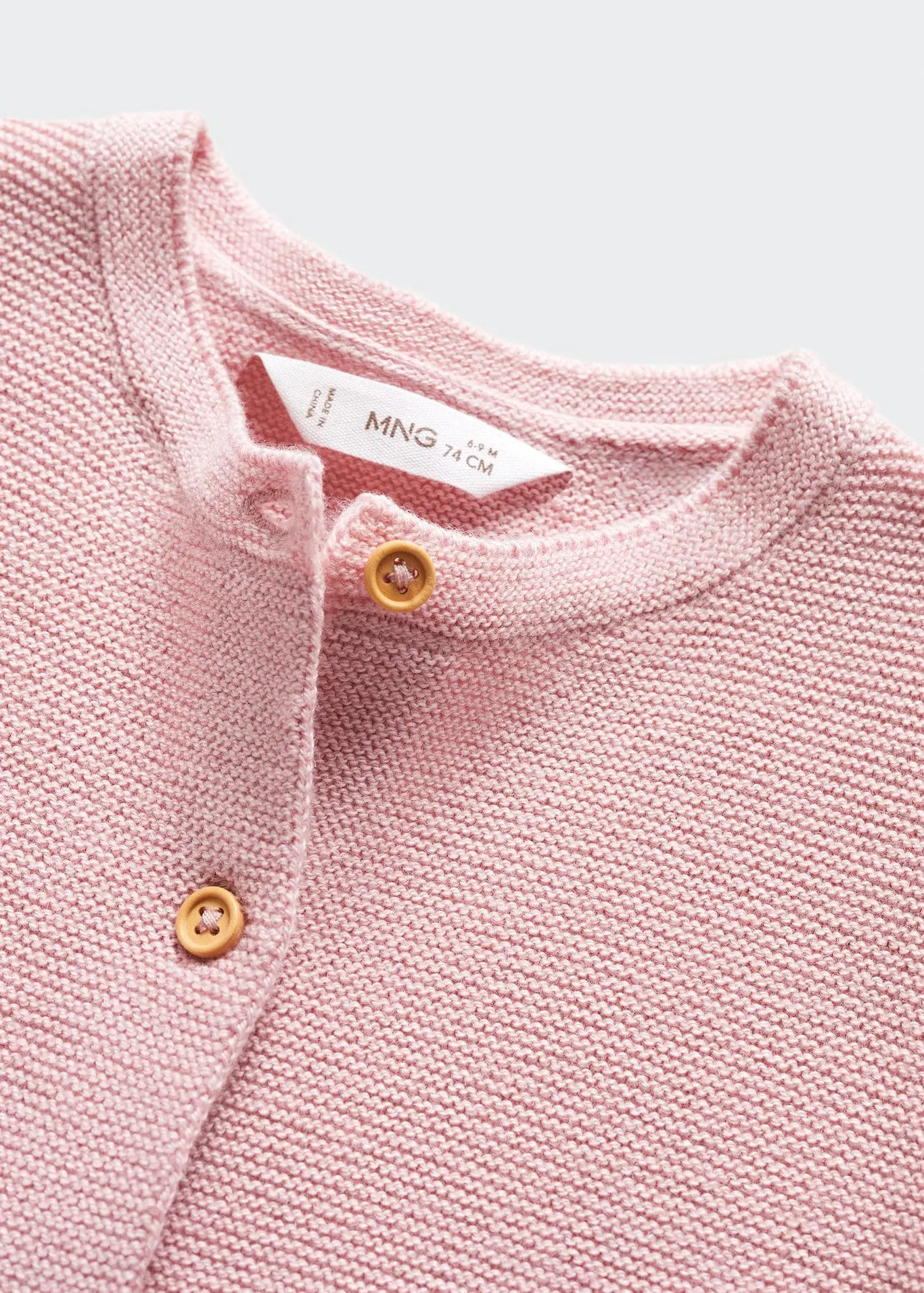 Cárdigan punto botones