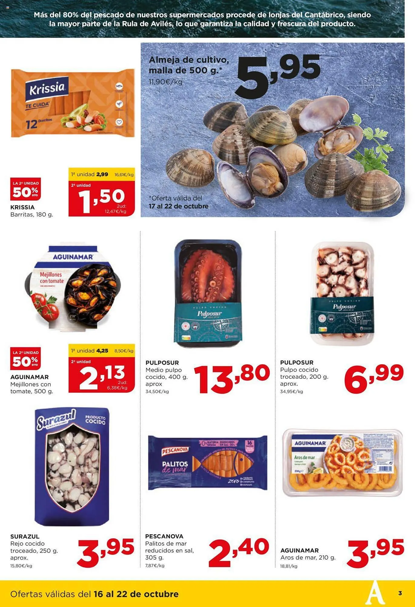 Catálogo de Folleto Alimerka 16 de octubre al 22 de octubre 2023 - Página 3