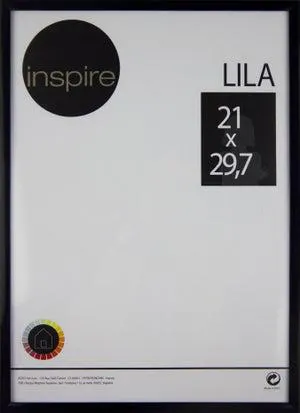 Marco Lila negro INSPIRE 21x29.7cm