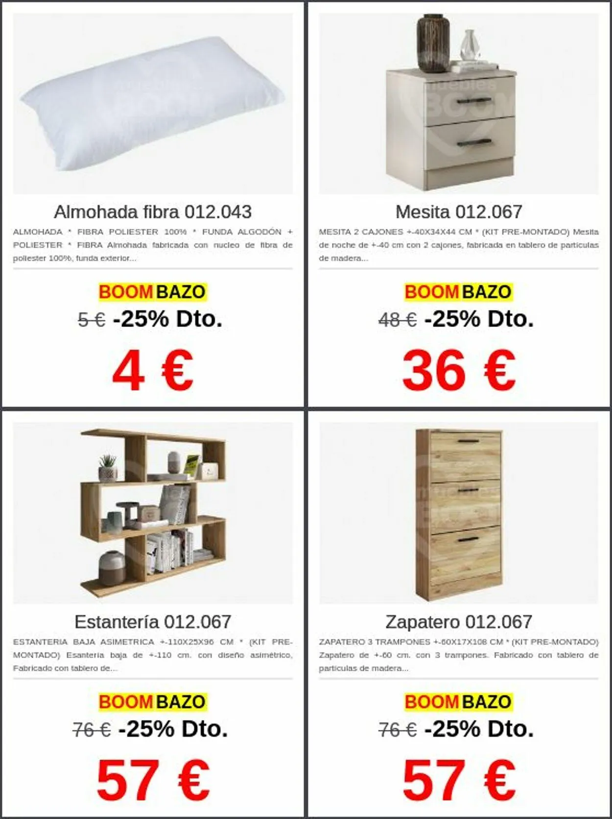 Muebles BOOM Oferta actual - 1